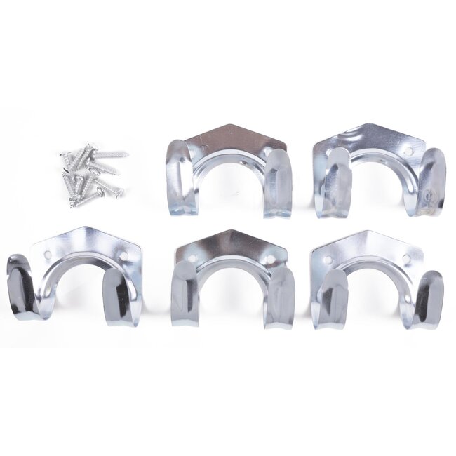 Benson 5-delige set ophanghaken - verzinkt staal - eenvoudig te installeren - extra versterkt