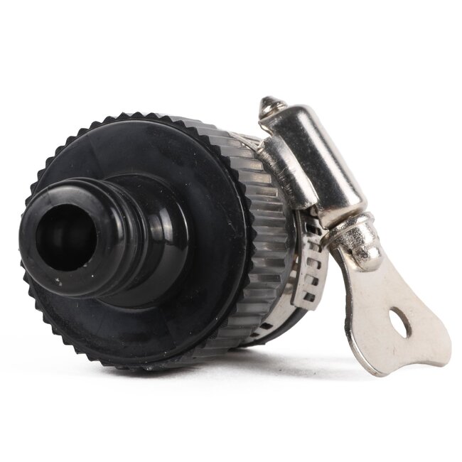 Benson Universeel wartel kraanstuk - plastic - zwart - max. 19 mm