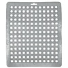 Benson Gootsteenmat - PVC - Vierkant 25 x 29 cm - Grijs Benson Gootsteenmat - PVC - Vierkant 25 x 29 cm - Grijs