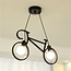 TooLight APP216-2CP Hanglamp - E27 - 2 Lichtpunten - Zwart