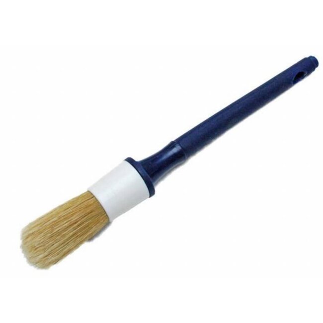 Benson Ronde wegwerpkwast - 19 mm - met ophangoog - maat 10 - kunststof steel