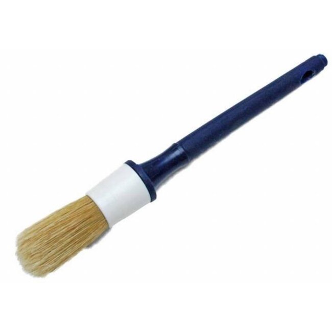 Benson Ronde wegwerpkwast - 22 mm - kunststof steel - met ophangoog - maat 12