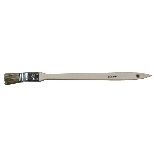 Benson Radiatorkwast - Platte kwast - Houten steel - 30 mm - Voor muurverven - per stuk