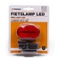 Benson Fiets achterlicht - LED - ovaal - rood - 3 functies - inclusief batterijen