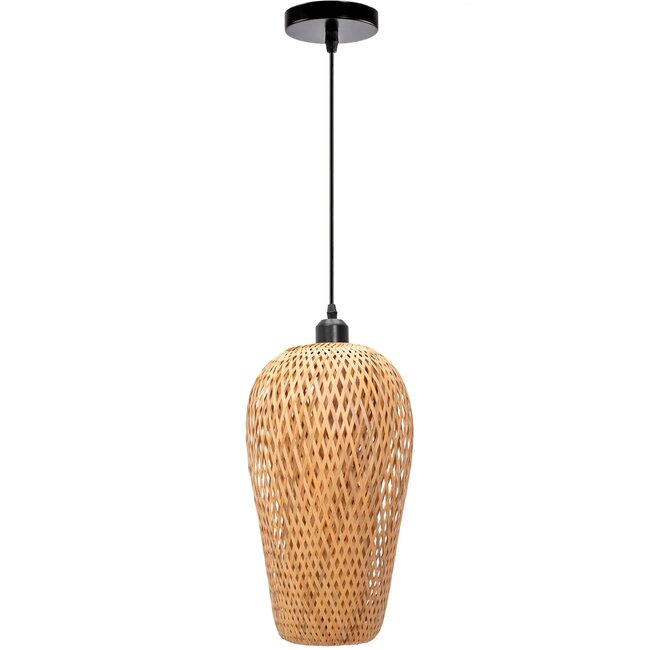 TooLight APP986-1CP Hanglamp - E27 - Ø 23 cm - Bamboe