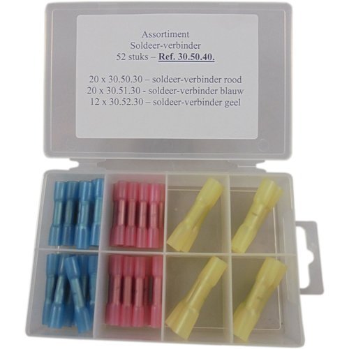 Dragon-Tools Waterdichte Krimpkousen in Assortimentsbox - 52 delig Dragon-Tools Waterdichte Krimpkousen in Assortimentsbox - 52 delig