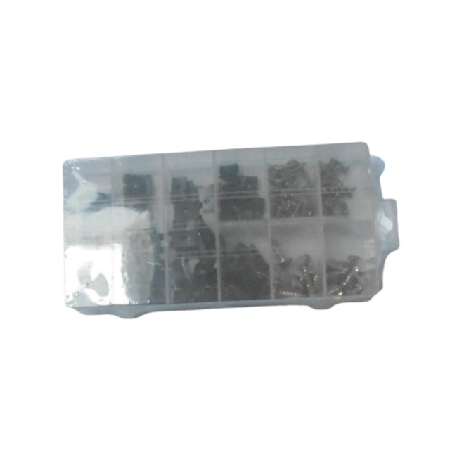 Dragon-Tools Assortiment parkers en u-clips - verzinkt staal - zelftappend - M3-M6, 8-20 mm - zilverkleurig - 170-delig - plaatwerk