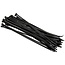 Hofftech Zwarte nylon kabelbinders - UV-bestendig - 2,5 x 100 mm - 100 stuks