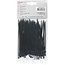 Hofftech Zwarte nylon kabelbinders - UV-bestendig - 2,5 x 100 mm - 100 stuks
