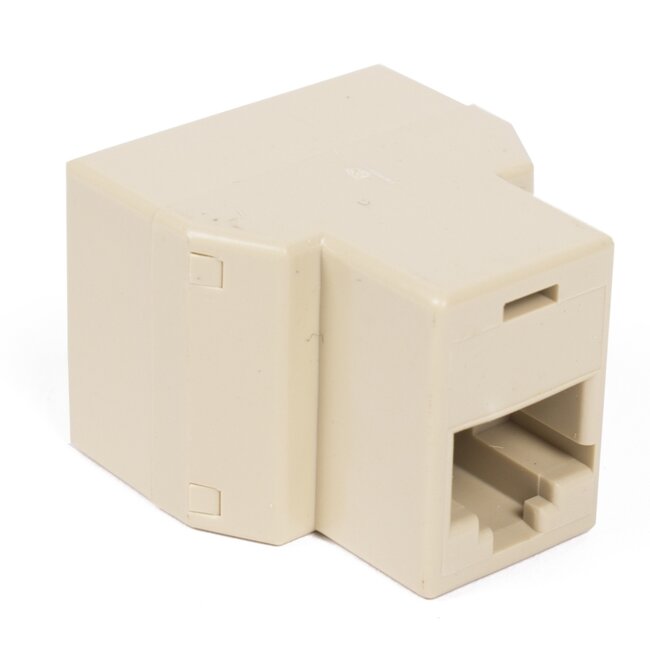 Benson Ethernet en ISDN splitter - RJ45 - ivoor - lichtgewicht