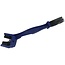 Dragon-Tools Kettingborstel - kunststof - dubbelzijdig reinigen en ontvetten - 25 cm - blauw - voor fiets, motor en scooterkettingen