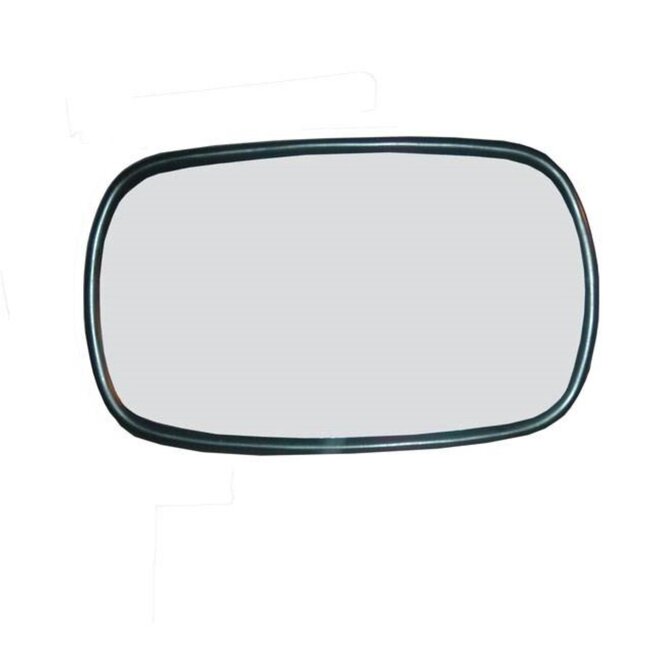 Dragon-Tools buitenspiegel - metalen behuizing, rubber stootrand - 26,5 x 16,5 cm - universeel - zwart - voor camper en vrachtwagen