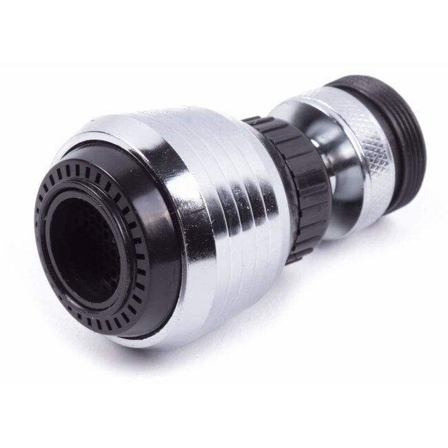 Benson Roterende kraansproeier - 360 graden draaibaar - 2 standen - Duits metaal - 6 cm