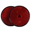 Benson Ronde reflectoren - rood - 85 mm - set van 2 - schroefbevestiging