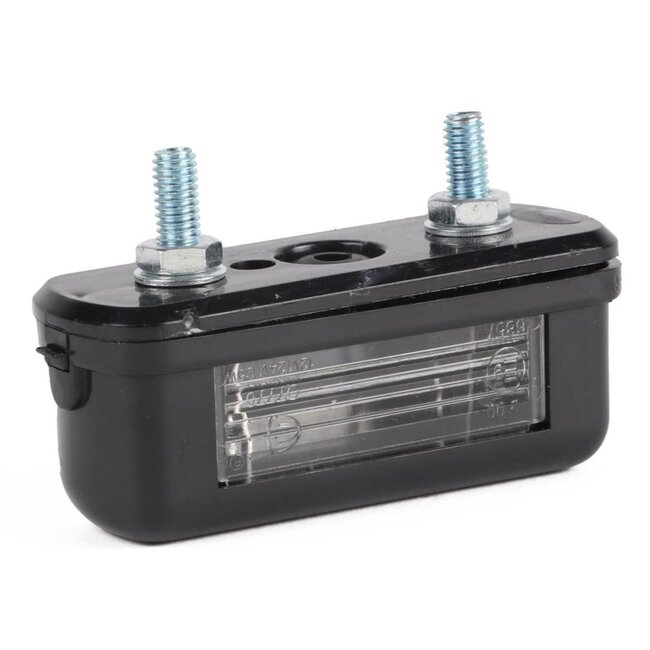 Benson Kentekenverlichting - Kunststof - 83 x 33 mm - Zwart - Eenvoudige installatie