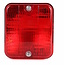 Benson Mistachterlicht - 85 x 75 mm - Rood