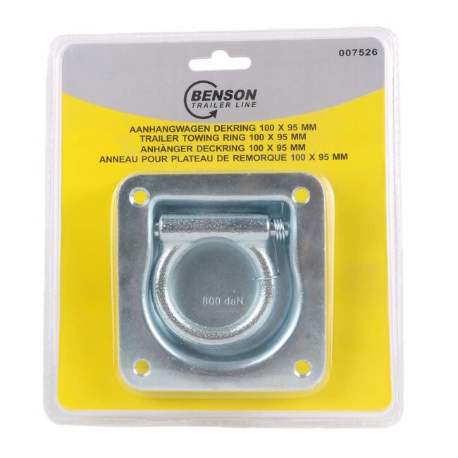Benson Sjoroog enkel met veer - verzinkt staal - 100 x 95 mm