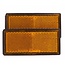 Benson Zelfklevende reflectoren - rechthoekig - oranje - 86 x 40 mm - 2 stuks