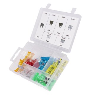 Benson Steekzekeringen - Standaard - 5-30A - Transparant - 40 stuks