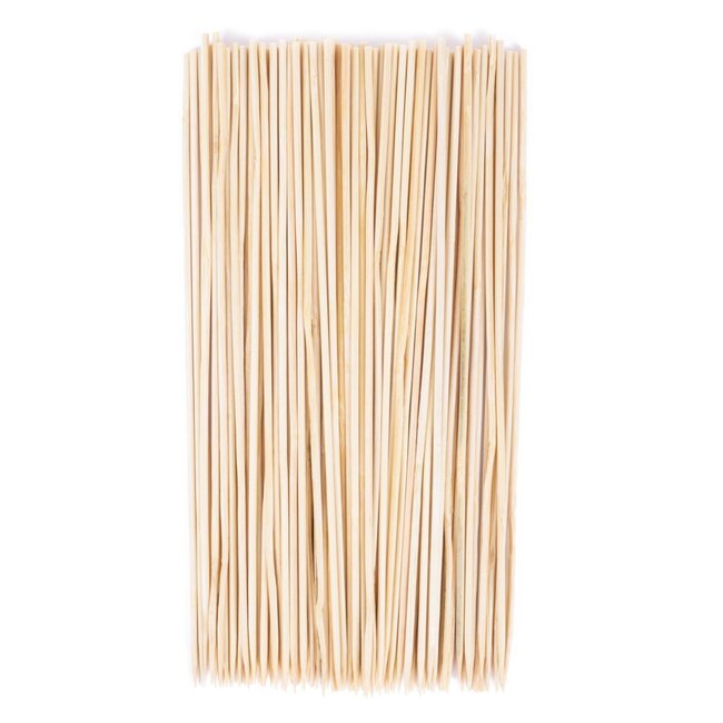 Benson Satéprikkers - Hout - 25 cm - 100 stuks - Voor vlees, groenten en marshmallows