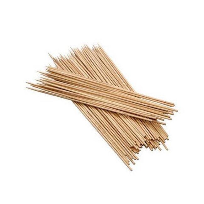 Benson Satéprikkers - Hout - 25 cm - 100 stuks - Voor vlees, groenten en marshmallows