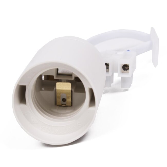 Benson Verhuisfitting E27 - Inclusief kabel en ophangoog - Wit