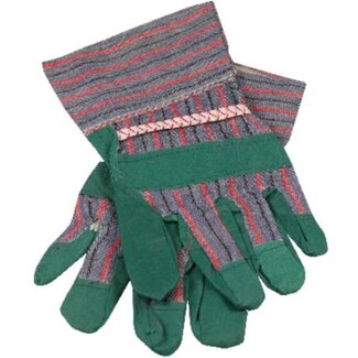 Benson Set tuinhandschoenen - katoen - groen/blauw - universele maat - bescherming