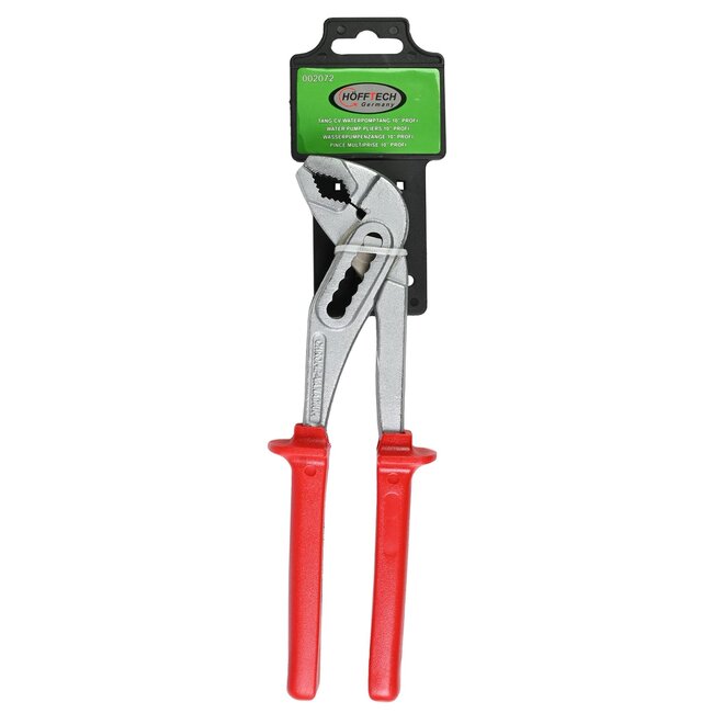 Hofftech Waterpomptang - 250 mm - Chroom-vanadium - Ergonomische antislip handgrepen - 7 instelmogelijkheden