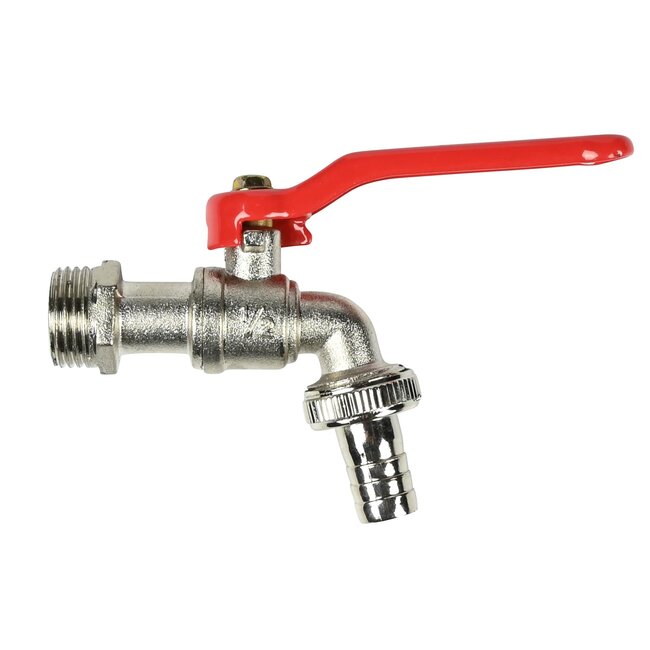 Benson Kogelkraan - Waterdichte verbinding - Grote hendel - 1/2 inch - Binnen en buiten