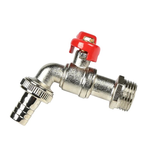 Benson Kogelkraan - Waterdichte verbinding - Grote hendel - 1/2 inch - Binnen en buiten