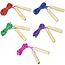 Benson Kinderspringtouw - Houten handvatten - 2,18 meter - Kleurenmix