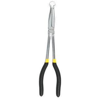 Benson Langneus rondbektang - ergonomisch - staal - kunststof handgreep - zwart/geel