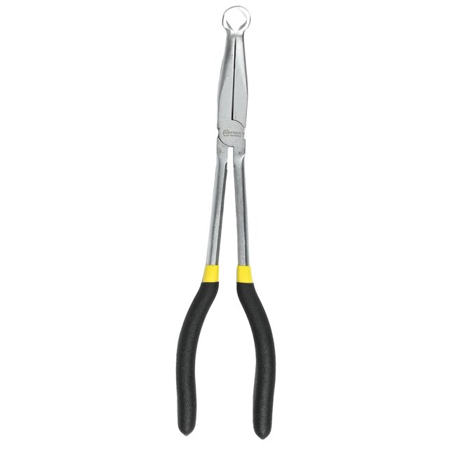 Benson Langneus rondbektang - ergonomisch - staal - kunststof handgreep - zwart/geel