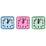 Benson Kleine reiswekker met alarm - compact - assorti kleuren - 6 x 5,5 x 3 cm