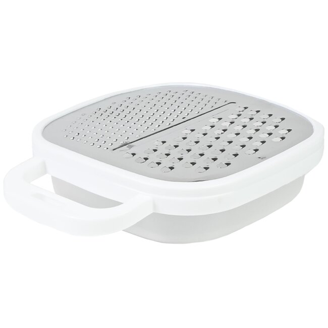 Benson Multifunctionele keukenrasp met opvangbak - drie raspgroottes - blauw of wit