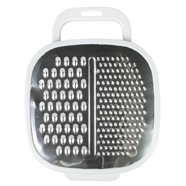 Benson Multifunctionele keukenrasp met opvangbak - drie raspgroottes - blauw of wit
