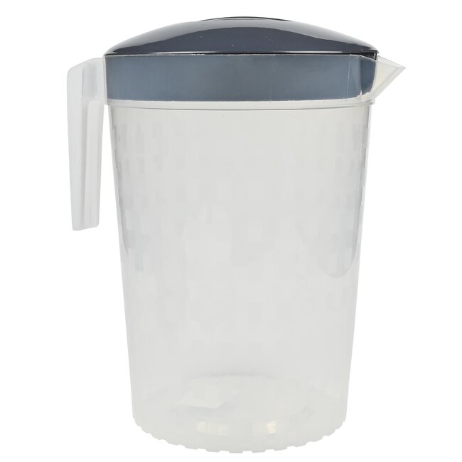 Benson Ruime schenkkan met deksel - 4 liter - transparant kunststof - assorti kleuren