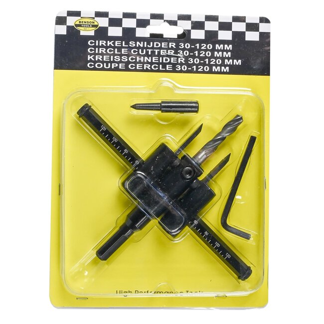Benson Cirkelsnijder - Hardmetalen - Ø 30-200 mm - Voor Diverse Materialen