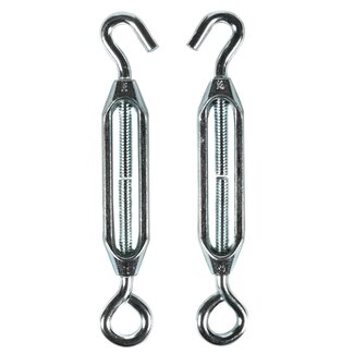 Benson Draadspanner - Haak & Oog - M6 - 2-delig - IJzerwerk