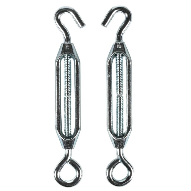 Benson Draadspanner - Haak & Oog - M6 - 2-delig - IJzerwerk