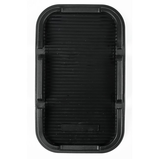 Benson Antislip pad voor smartphone - opstaande rand - 186 x 112 x 20 mm - zwart