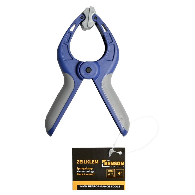 Benson Veerklem - krachtige veer - beweegbare kaken - 10 cm - PVC