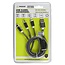 Benson Universele 3-in-1 oplaadkabel - USB-C, Micro-USB, Lightning - 1,2 meter - Grijs