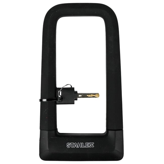 Benson Stevig beugelslot - koolstofstaal - siliconen hoes - 67 x 158 mm