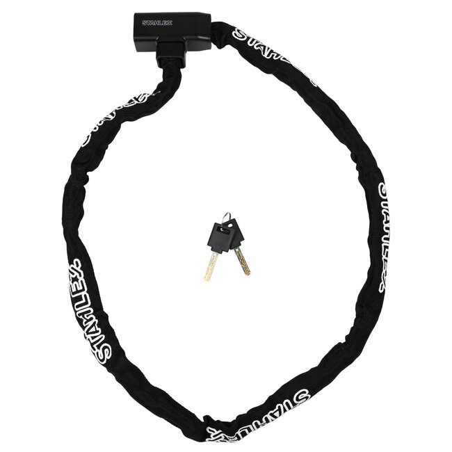Benson Kettingslot - Zwart - Ø 6 mm - 1400 mm - Inclusief 2 veiligheidssleutels
