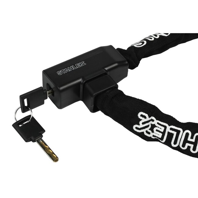 Benson Kettingslot - Zwart - Ø 6 mm - 1400 mm - Inclusief 2 veiligheidssleutels