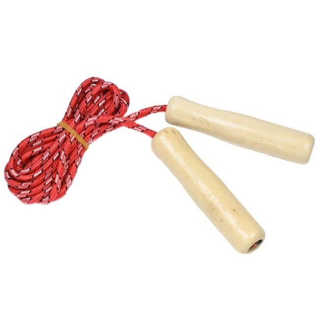 Benson Kinderspringtouw - Houten handvatten - 2,18 meter - Kleurenmix