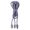Benson Universele 3 in 1 Kabel - Lightning - Micro USB - USB - C Grijs - 1.2M Benson Universele 3 in 1 Kabel - Lightning - Micro USB - USB - C Grijs - 1.2M