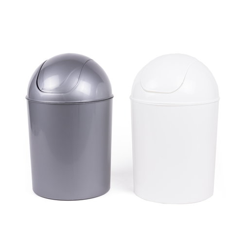 Benson Afvalbak - Prullenbak - Rond - 7 liter met Deksel - Prijs per stuk Benson Afvalbak - Prullenbak - Rond - 7 liter met Deksel - Prijs per stuk