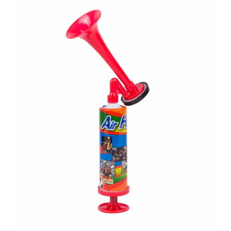 Benson Compacte luchthoornset met handpomp - krachtig geluid - ideaal voor sportevenementen - 32 × 10 × 6 cm